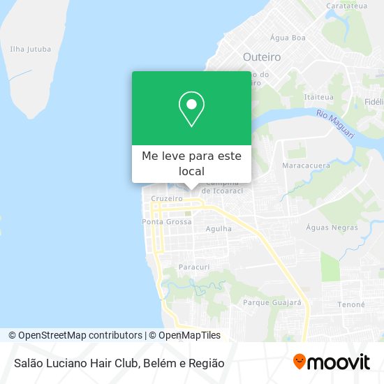 Salão Luciano Hair Club mapa