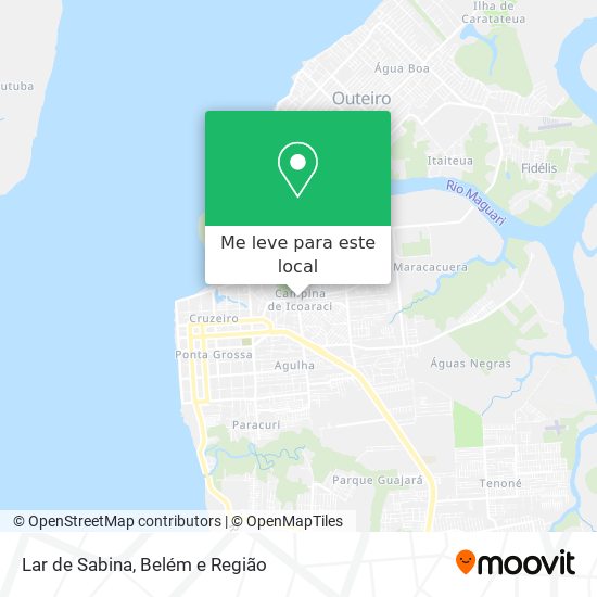 Lar de Sabina mapa