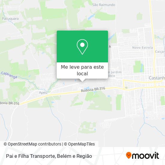 Pai e Filha Transporte mapa