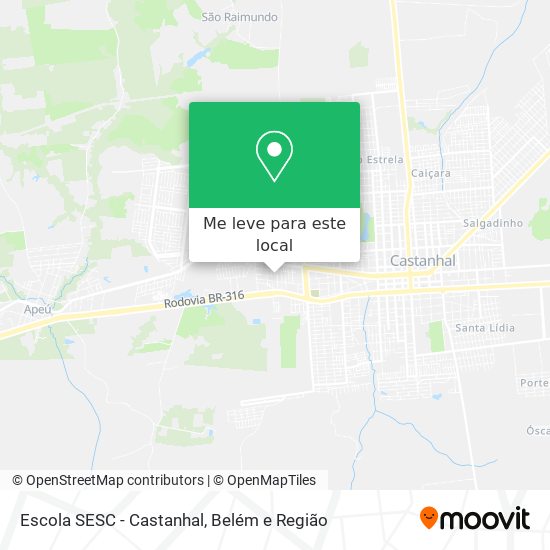 Escola SESC - Castanhal mapa