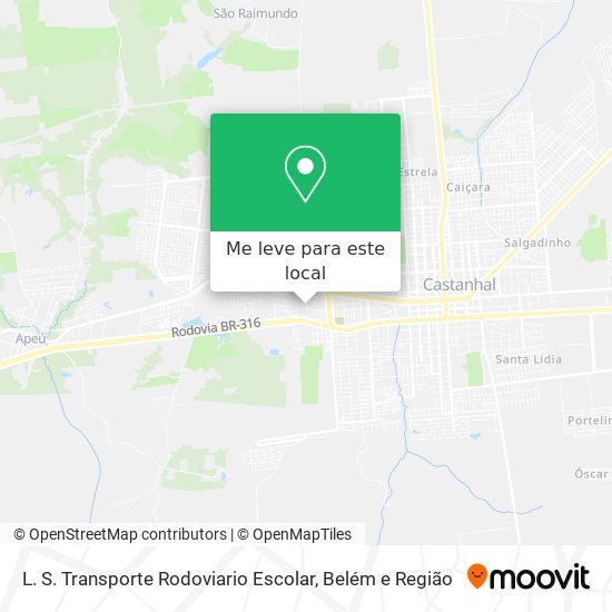 L. S. Transporte Rodoviario Escolar mapa