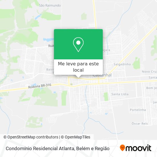 Condomínio Residencial Atlanta mapa