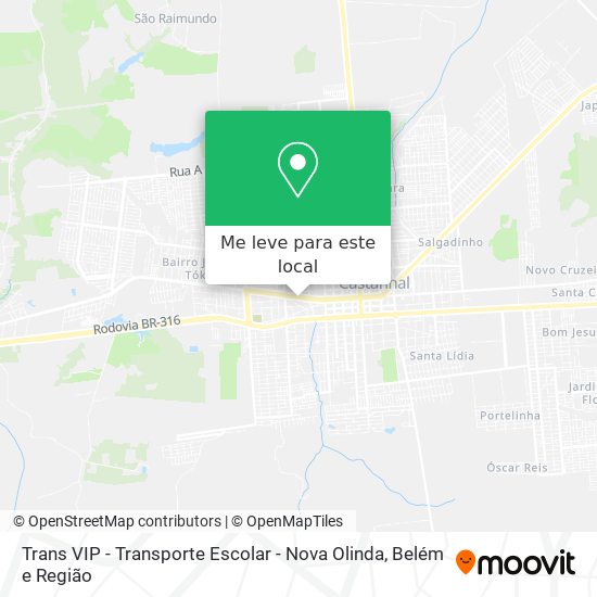 Trans VIP - Transporte Escolar - Nova Olinda mapa