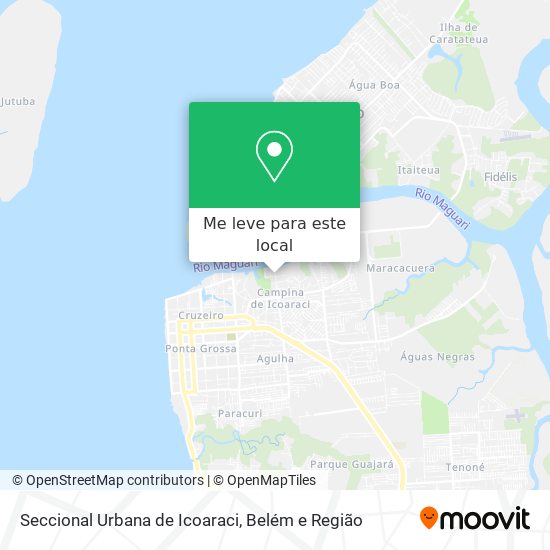 Seccional Urbana de Icoaraci mapa