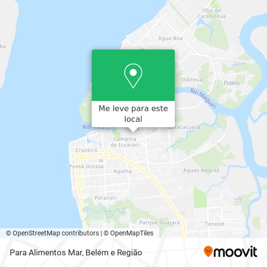 Para Alimentos Mar mapa