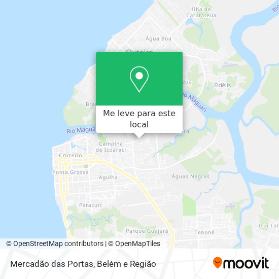 Mercadão das Portas mapa