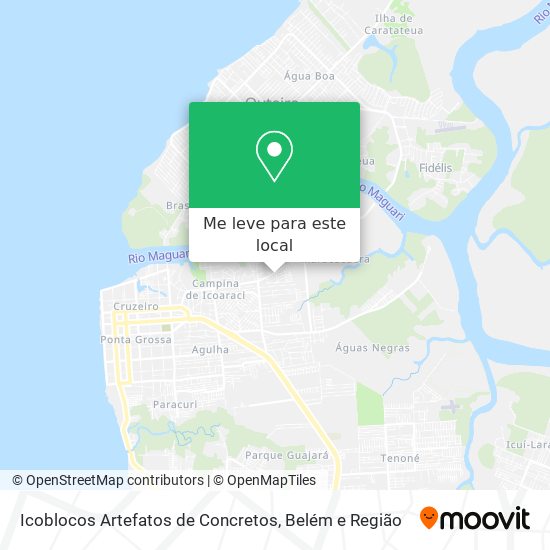 Icoblocos Artefatos de Concretos mapa