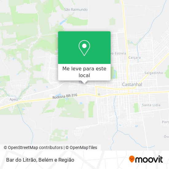 Bar do Litrão mapa
