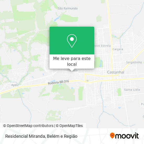 Residencial Miranda mapa