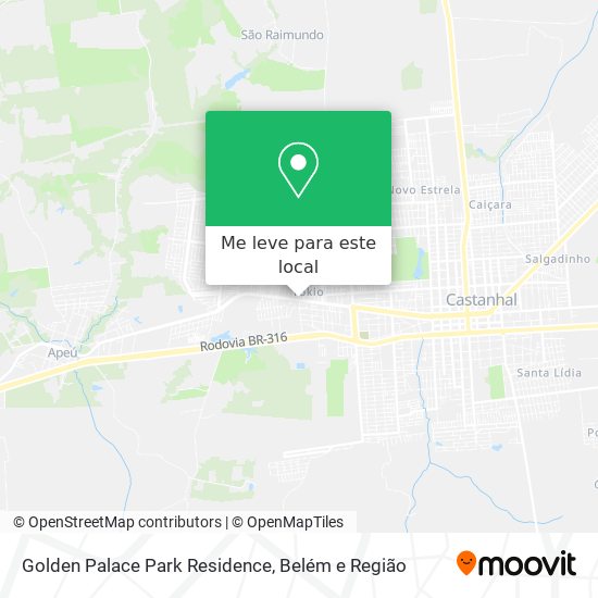 Golden Palace Park Residence mapa