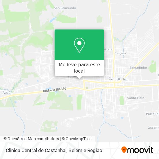 Clinica Central de Castanhal mapa