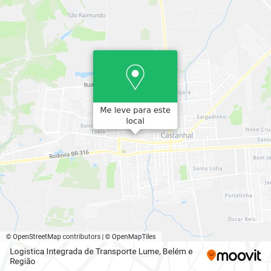 Logistica Integrada de Transporte Lume mapa