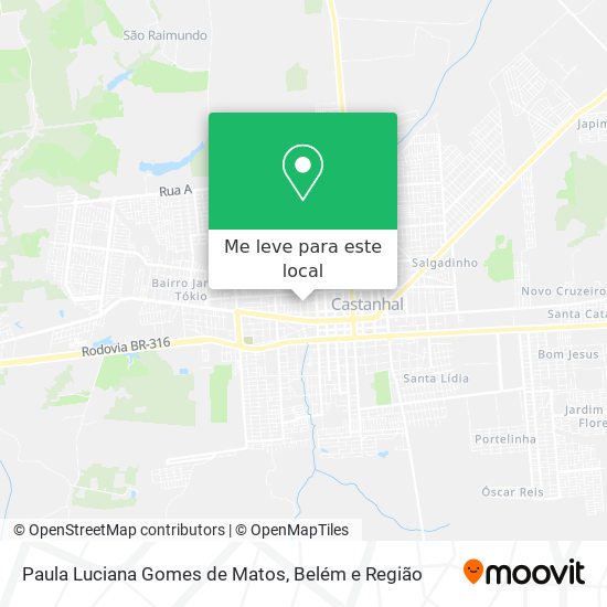 Paula Luciana Gomes de Matos mapa