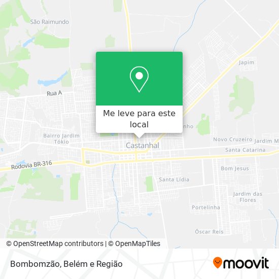 Bombomzão mapa