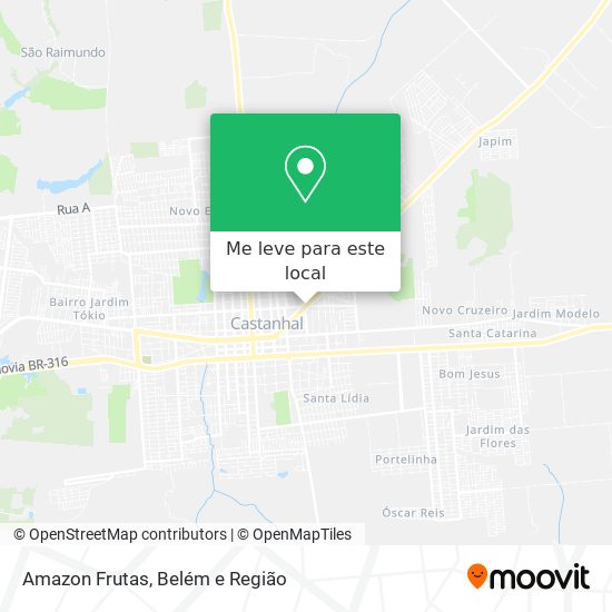 Amazon Frutas mapa