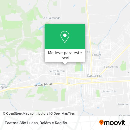 Eeetma São Lucas mapa