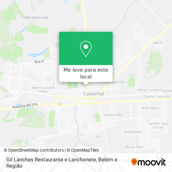 Gil Lanches Restaurante e Lanchonete mapa