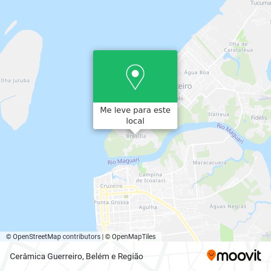 Cerâmica Guerreiro mapa