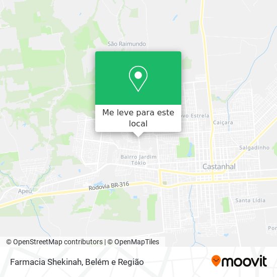 Farmacia Shekinah mapa
