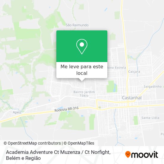 Academia Adventure Ct Muzenza / Ct Norfight mapa