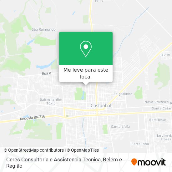 Ceres Consultoria e Assistencia Tecnica mapa