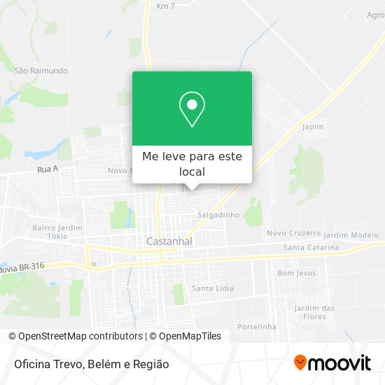 Oficina Trevo mapa
