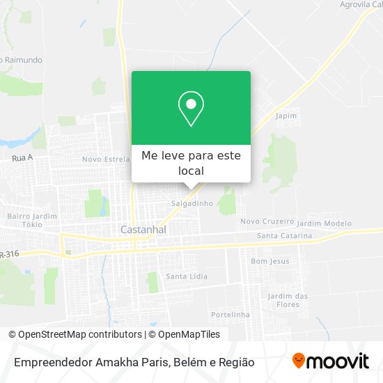 Empreendedor Amakha Paris mapa
