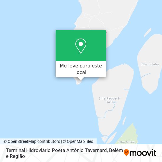 Terminal Hidroviário Poeta Antônio Tavernard mapa