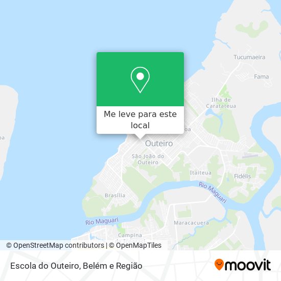 Escola do Outeiro mapa