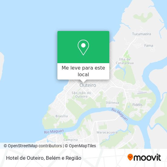 Hotel de Outeiro mapa