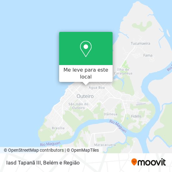 Iasd Tapanã III mapa