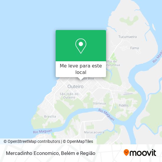 Mercadinho Economico mapa
