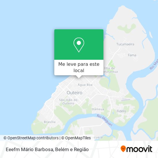 Eeefm Mário Barbosa mapa