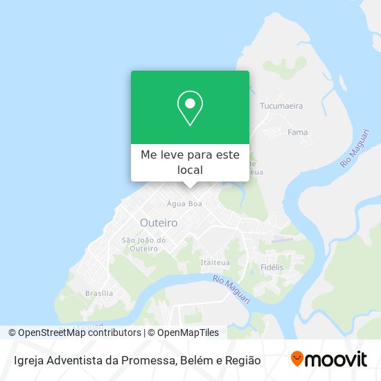 Igreja Adventista da Promessa mapa