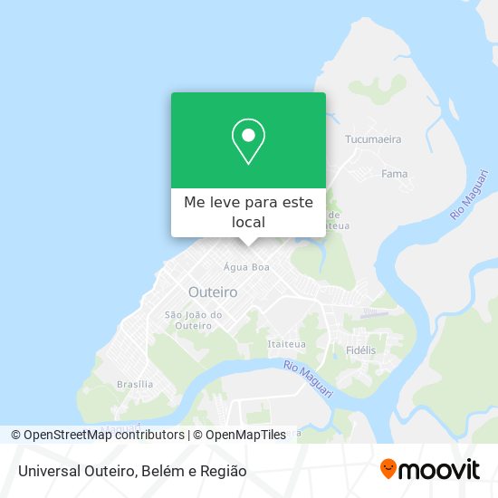 Universal Outeiro mapa
