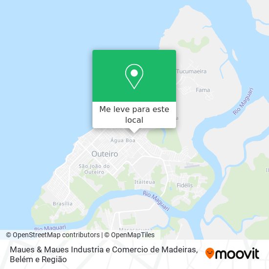Maues & Maues Industria e Comercio de Madeiras mapa