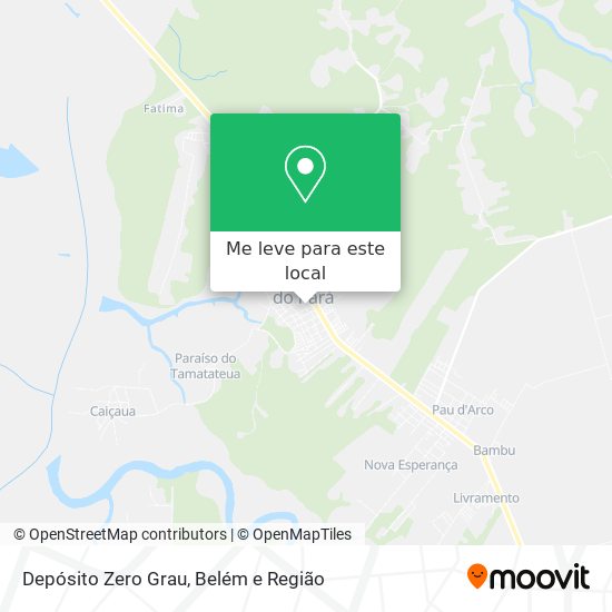 Depósito Zero Grau mapa
