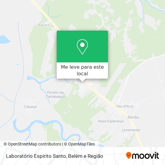 Laboratório Espirito Santo mapa