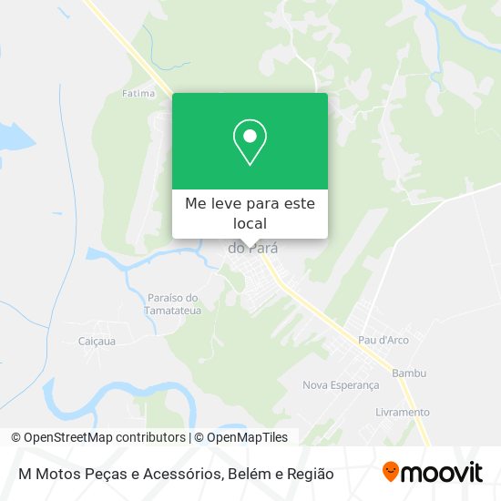 M Motos Peças e Acessórios mapa
