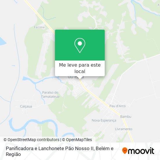 Panificadora e Lanchonete Pão Nosso II mapa