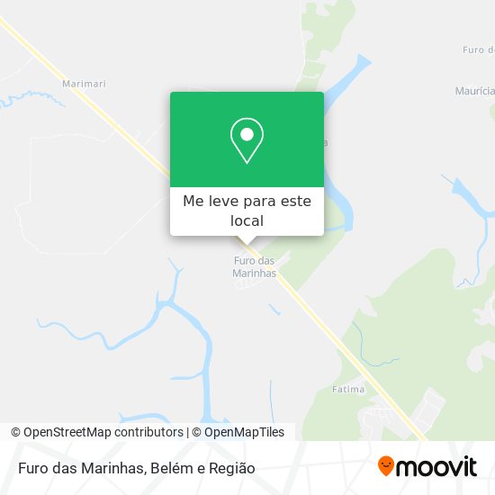 Furo das Marinhas mapa