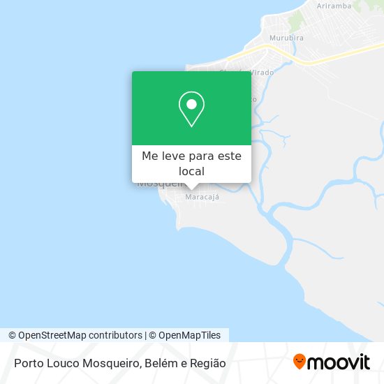 Porto Louco Mosqueiro mapa