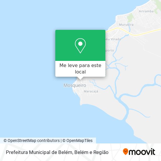 Prefeitura Municipal de Belém mapa