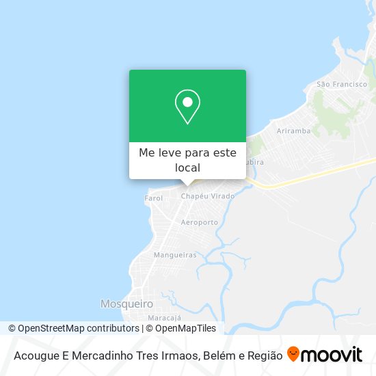 Acougue E Mercadinho Tres Irmaos mapa