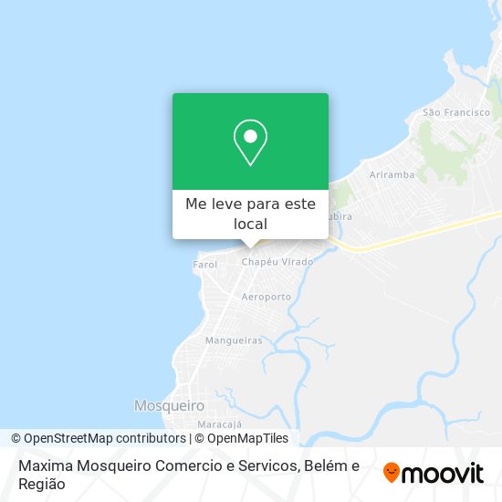 Maxima Mosqueiro Comercio e Servicos mapa