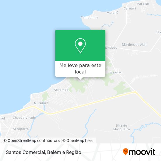 Santos Comercial mapa