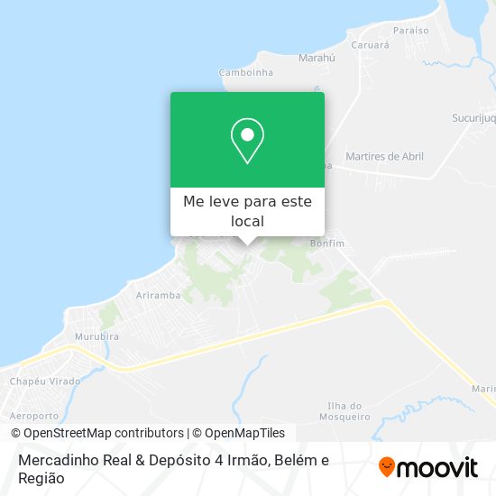 Mercadinho Real & Depósito 4 Irmão mapa