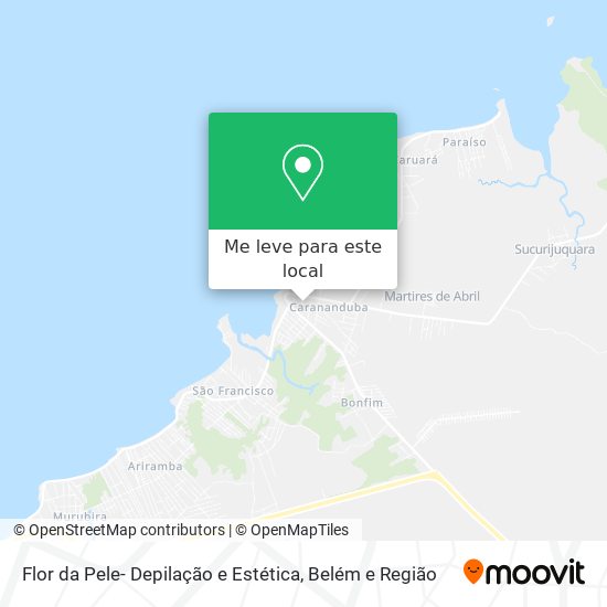 Flor da Pele- Depilação e Estética mapa