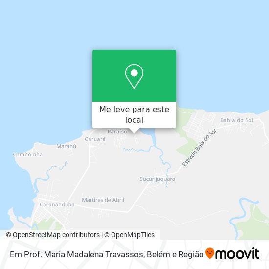 Em Prof. Maria Madalena Travassos mapa
