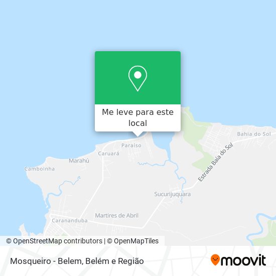 Mosqueiro - Belem mapa